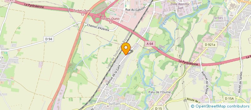 localisation de l'entreprise MONSIEUR LEOPOLD TREMOULIERE DE PIZZOL  JUILLAN