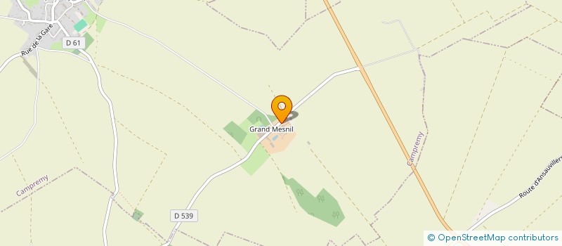 localisation de l'entreprise MONSIEUR LEOPOLD VASSELLE  CAMPREMY