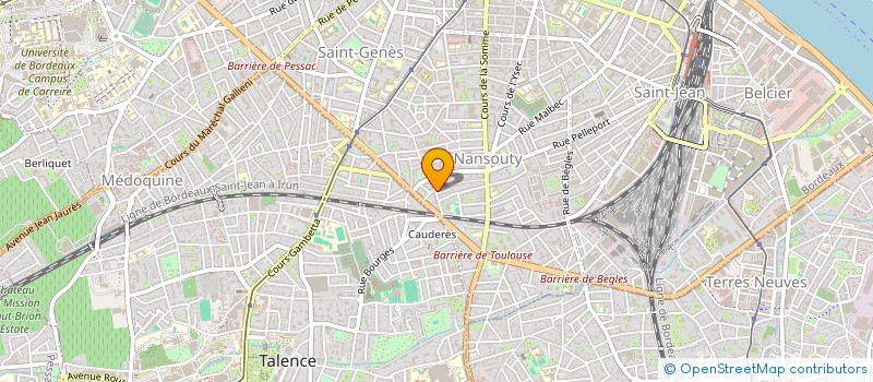 localisation de l'entreprise MONSIEUR LEOPOLD VEISSIER  BORDEAUX