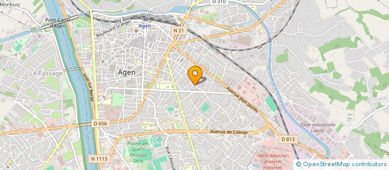 localisation de l'entreprise MONSIEUR LEOPOLD WIART à AGEN