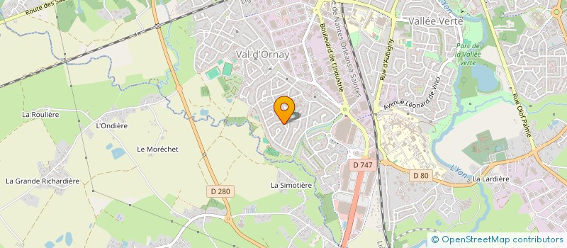 localisation de l'entreprise MONSIEUR LEORIC LE ROY  LA ROCHE-SUR-YON