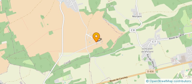 localisation de l'entreprise MONSIEUR LERIC HUNTE  CAUGE