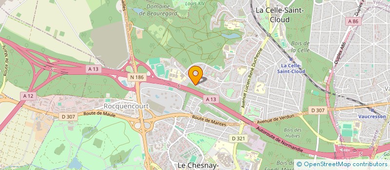 localisation de l'entreprise MONSIEUR LERICHE MALINIE  LA CELLE-SAINT-CLOUD