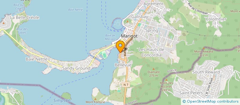 localisation de l'entreprise MONSIEUR LEROY MUSSINGTON  SAINT MARTIN