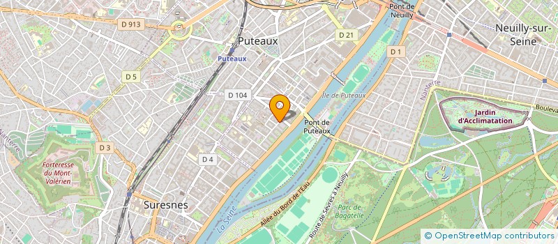 localisation de l'entreprise MONSIEUR LEROY QUINTYN  PUTEAUX