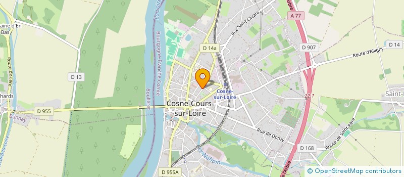 localisation de l'entreprise MONSIEUR LEROY RENALES  COSNE-COURS-SUR-LOIRE