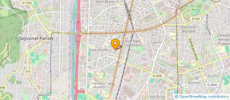 localisation de l'entreprise MONSIEUR LERY PAUTRIEUX à GRENOBLE