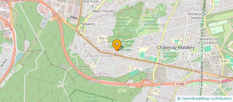 localisation de l'entreprise MONSIEUR LESAGE MALILA  CHATENAY-MALABRY