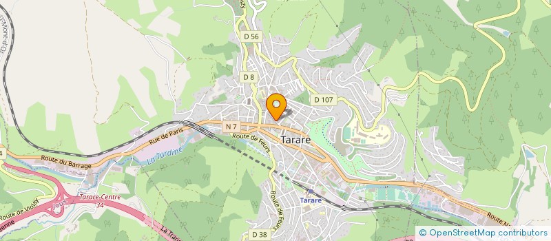 localisation de l'entreprise MONSIEUR LESAHAR CHERIET  TARARE