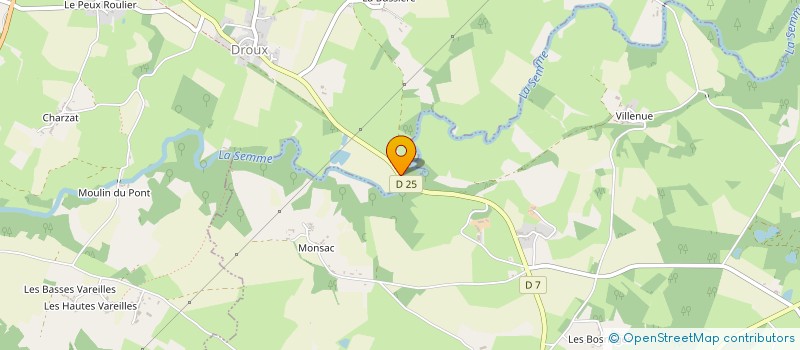 localisation de l'entreprise MONSIEUR LESLIE WATSON  MAGNAC-LAVAL