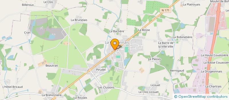 localisation de l'entreprise MONSIEUR LESLY BAUTHAMY  LA GRIGONNAIS