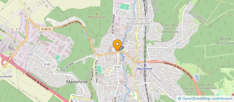 localisation de l'entreprise MONSIEUR LESLY ESQUERDO  MAROMME