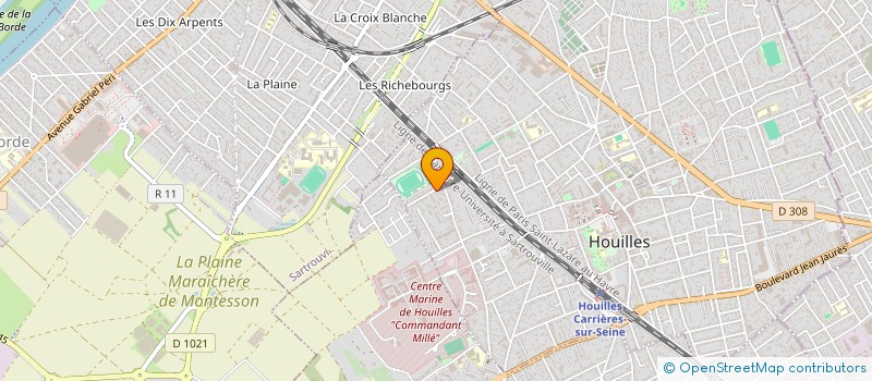 localisation de l'entreprise MONSIEUR LESTER ELMO DUNCAN  HOUILLES