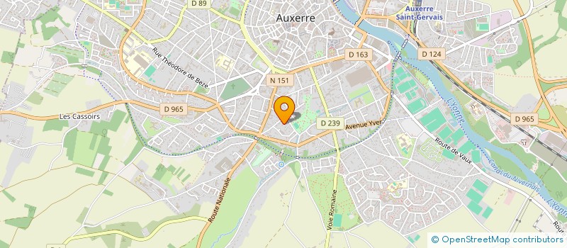 localisation de l'entreprise MONSIEUR LESTER FERRAND à AUXERRE
