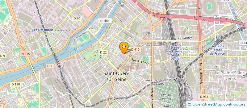 localisation de l'entreprise MONSIEUR LESTER GUILLEMANT à SAINT-OUEN-SUR-SEINE