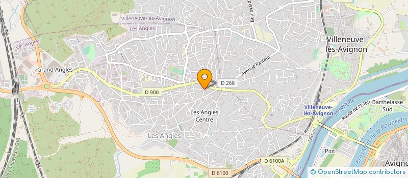 localisation de l'entreprise MONSIEUR LESZEK BRZUCHACZ  LES ANGLES