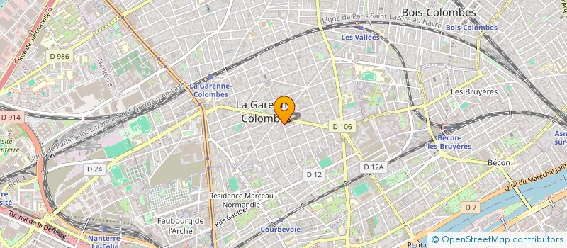 localisation de l'entreprise MONSIEUR LESZEK MACIAG à LA GARENNE-COLOMBES