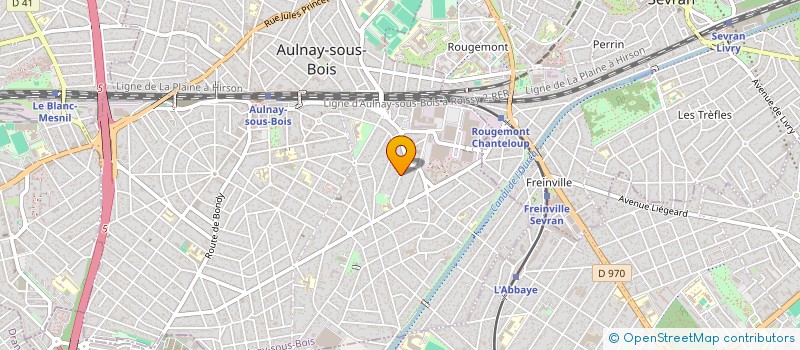 localisation de l'entreprise MONSIEUR LESZEK SIKORA  AULNAY-SOUS-BOIS