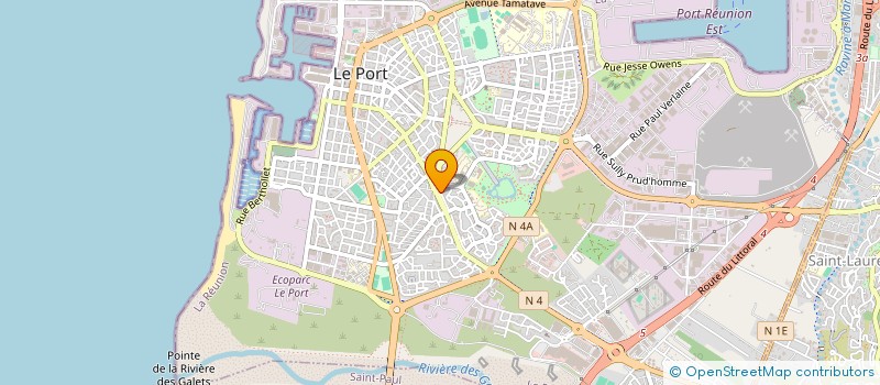 localisation de l'entreprise MONSIEUR LETOANDRO NAZE  LE PORT