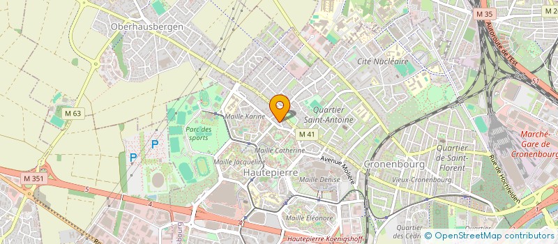 localisation de l'entreprise MONSIEUR LEUTRIM ISUFAJ à STRASBOURG