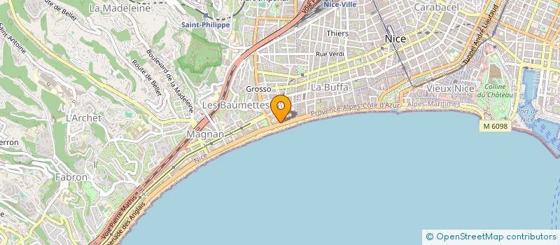 localisation de l'entreprise MONSIEUR LEV BAKSHEEV  NICE