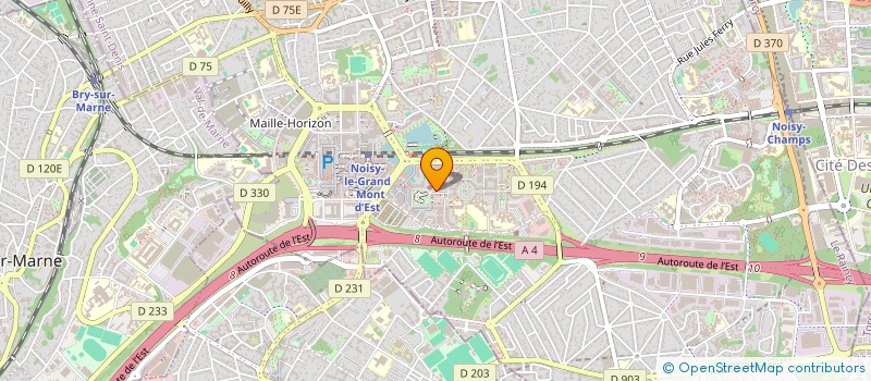 localisation de l'entreprise MONSIEUR LEV MITNIK  NOISY-LE-GRAND