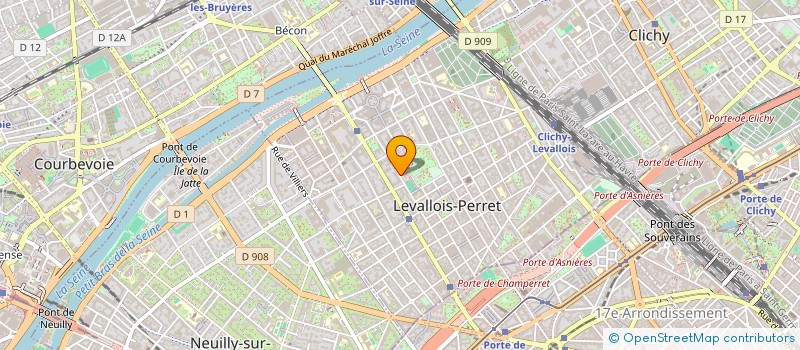 localisation de l'entreprise MONSIEUR LEVALLOIS-PERRET KIM  LEVALLOIS-PERRET