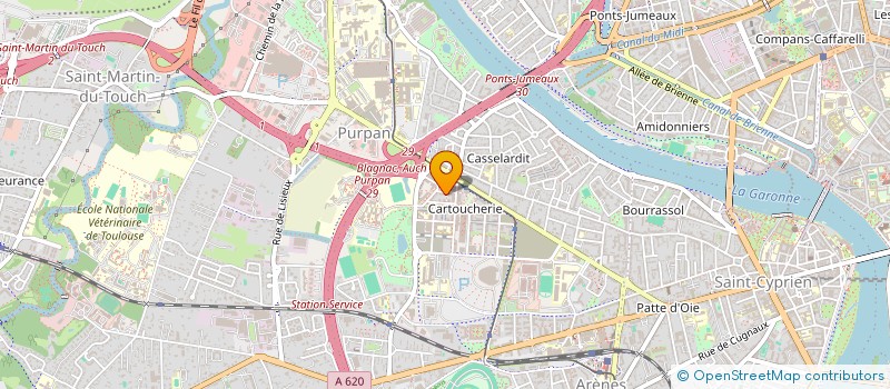 localisation de l'entreprise MONSIEUR LEVAN ARTMELADZE  TOULOUSE