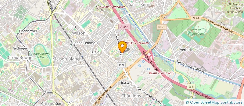 localisation de l'entreprise MONSIEUR LEVAN BREGVADZE  REIMS