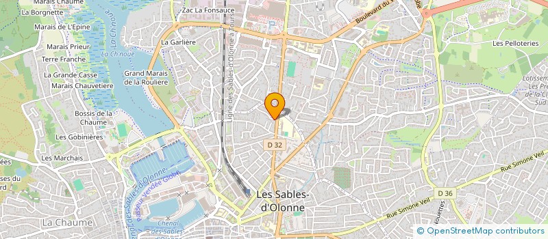 localisation de l'entreprise MONSIEUR LEVANI BITSIKASHVILI  LES SABLES-D'OLONNE