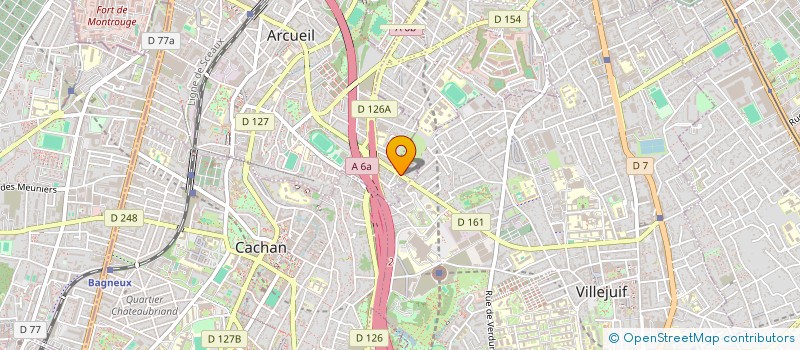 localisation de l'entreprise MONSIEUR LEVANI KHUTSISHVILI  ARCUEIL