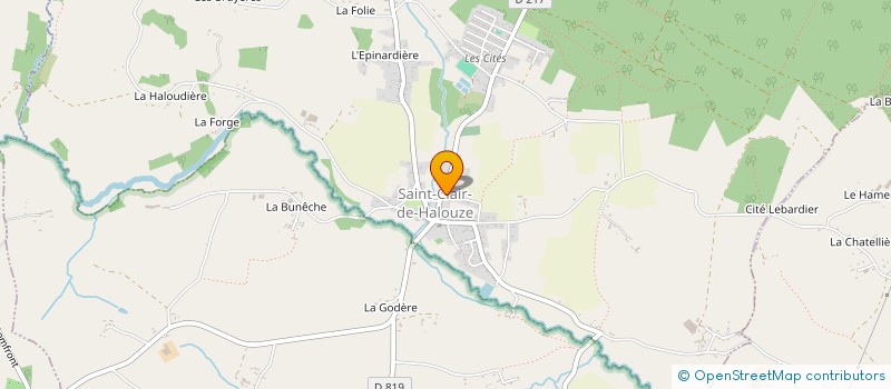 localisation de l'entreprise MONSIEUR LEVENT GUIMOND à SAINT-CLAIR-DE-HALOUZE