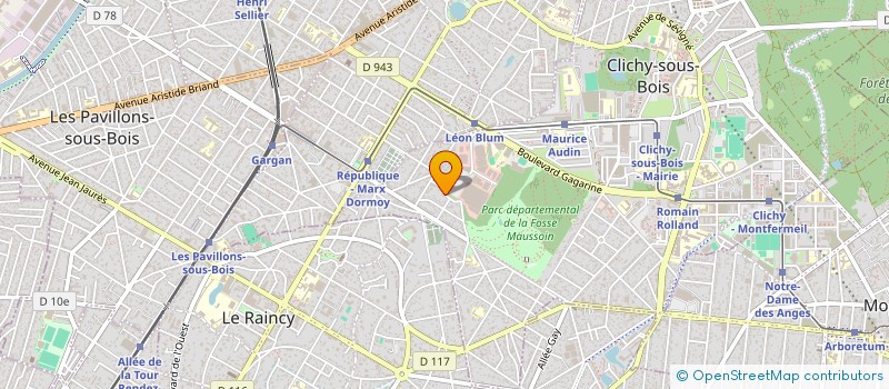 localisation de l'entreprise MONSIEUR LEVENT KARASHIKOV à CLICHY-SOUS-BOIS