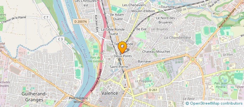 localisation de l'entreprise MONSIEUR LEVENT KAZANCI  BOURG-LES-VALENCE