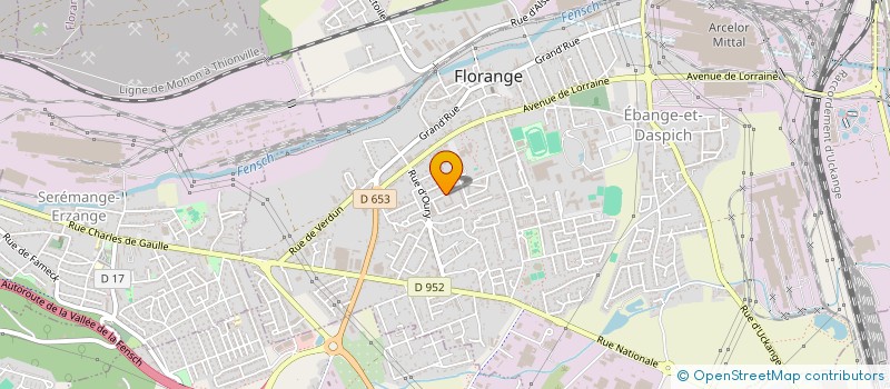 localisation de l'entreprise MONSIEUR LEVENT SAHIN  FLORANGE