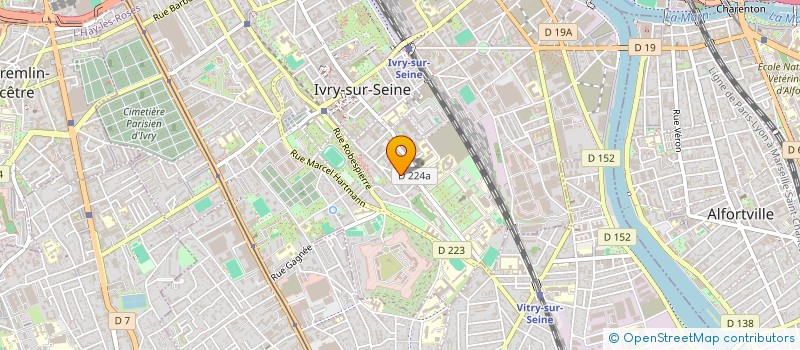 localisation de l'entreprise MONSIEUR LEVI BAKKER  IVRY-SUR-SEINE