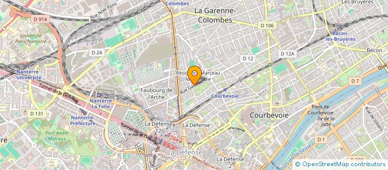 localisation de l'entreprise MONSIEUR LEVI ITS'HAK BEN SOUSSAN  COURBEVOIE
