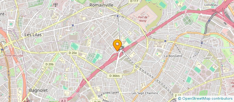 localisation de l'entreprise MONSIEUR LEVI MARUANI  ROMAINVILLE