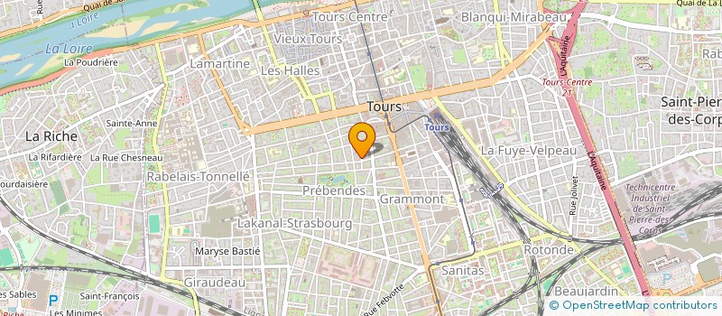 localisation de l'entreprise MONSIEUR LEVI TOMAZ  TOURS