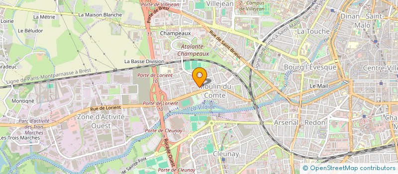 localisation de l'entreprise MONSIEUR LEVI WILSON  RENNES