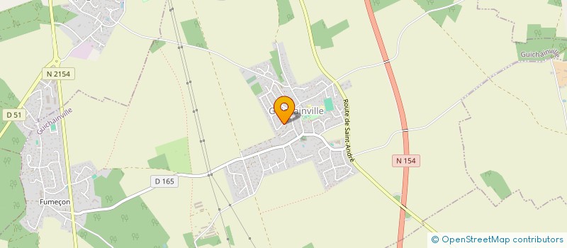 localisation de l'entreprise MONSIEUR LEVON BALUMIAN  GUICHAINVILLE