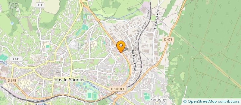 localisation de l'entreprise MONSIEUR LEVON USOYAN à LONS-LE-SAUNIER