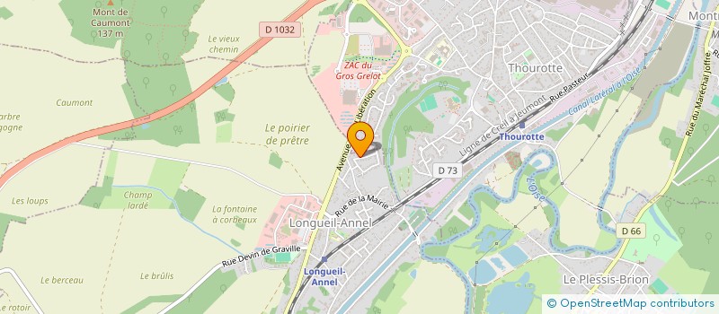 localisation de l'entreprise MONSIEUR LEVON VARD  LONGUEIL-ANNEL