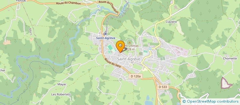 localisation de l'entreprise MONSIEUR LEVY BLACHIER  SAINT-AGREVE