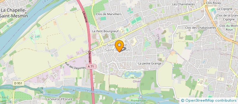 localisation de l'entreprise MONSIEUR LEVY GOO  OLIVET