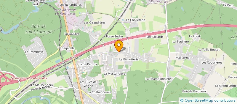 localisation de l'entreprise MONSIEUR LEVY HORTICA  VEIGNE