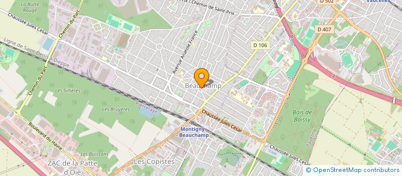 localisation de l'entreprise MONSIEUR LEVY LEPAPE  BEAUCHAMP