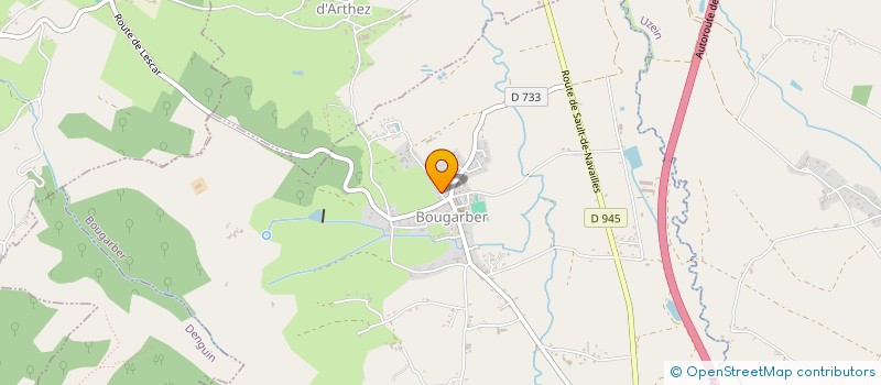 localisation de l'entreprise MONSIEUR LEVY STAHL  ARTIGUELOUVE