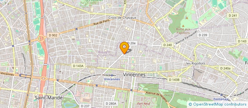 localisation de l'entreprise MONSIEUR LEVY TAIEB à VINCENNES