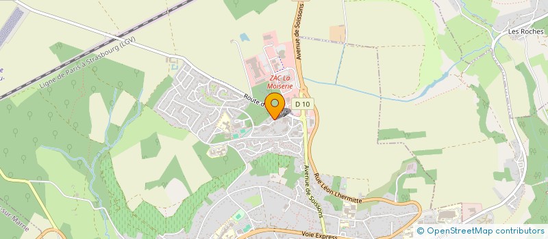 localisation de l'entreprise MONSIEUR LEVY VESPUCE  CHATEAU-THIERRY